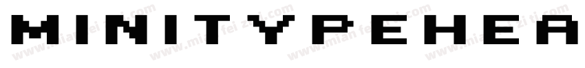 MINITypeHeadline Bold字体转换